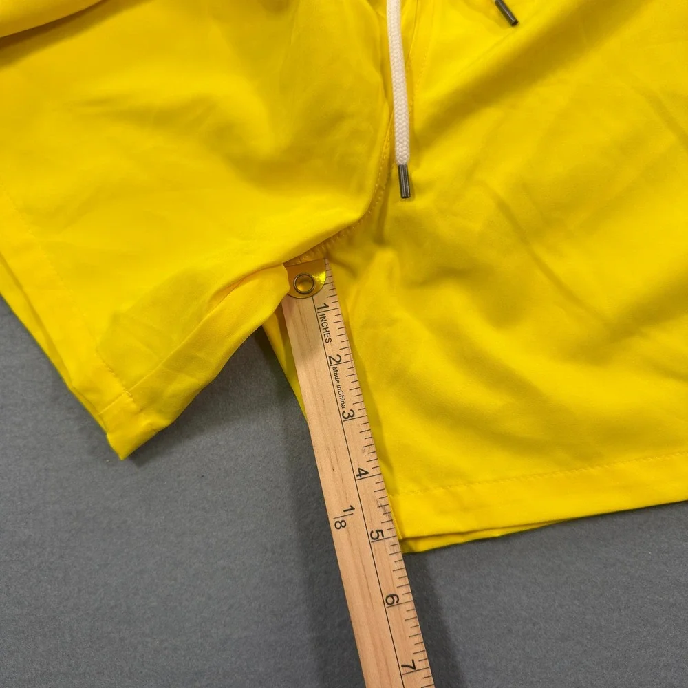 Polo Ralph Lauren Mens XXL Yellow Traveler Swim Trunks NWT